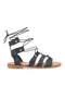Sandali Lace-Up Prima Riga 405 Črni