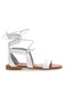 Sandali Lace-Up Prima Riga 402 beli