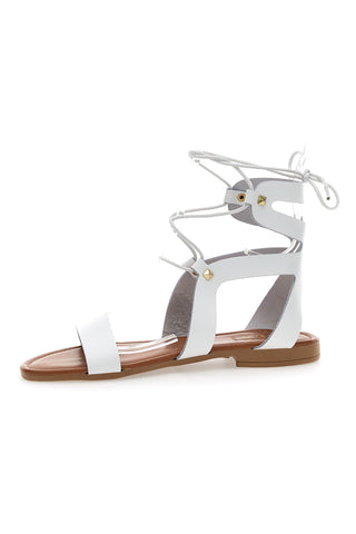 Sandali Lace-Up Prima Riga 402 beli