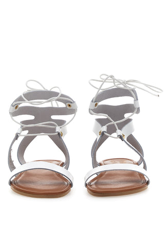 Sandali Lace-Up Prima Riga 402 beli
