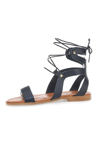 Sandali Lace-Up Prima Riga 402 Črni