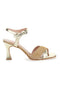 Sandali z visoko peto Piattello Glam 71 Oro