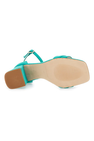 Sandali z visoko peto Pittarello Glam 3436 Verde Acqua
