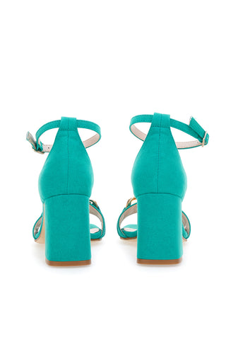 Sandali z visoko peto Pittarello Glam 3436 Verde Acqua