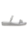 Copate Infradito Cerutti 21581 bele in srebrne