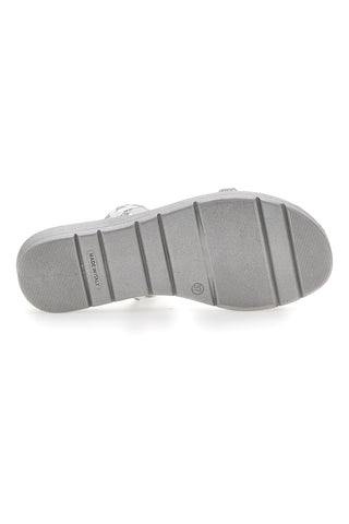 Copate Infradito Cerutti 21581 bele in srebrne