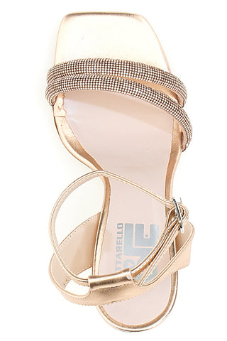 Sandali z visoko peto Pittarello Love 109 RoseGold