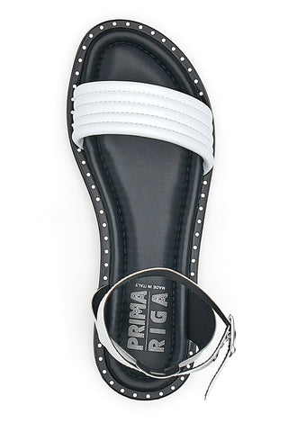 Ravne sandale Prima Riga 43877 White