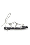 Sandali s čipkami Prima Riga 308100 White