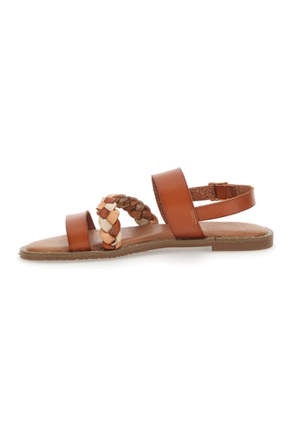Sandali Flat Mon Dieu 601710 Cognac