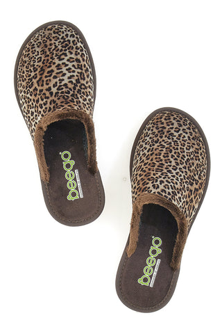 Rjave copate Animalier Beego 6332