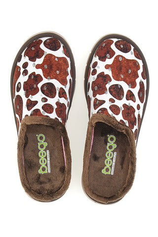 Rjave copate Animalier Beego 7479
