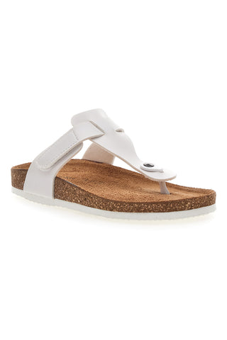 Bele natikače z medprstnimi sandali za ženske Superga  31370