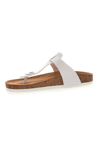 Bele natikače z medprstnimi sandali za ženske Superga  31370