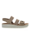 Sandali z elastiko Taupe Eco Bio 221494