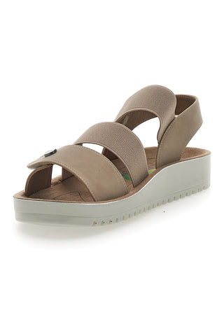 Sandali z elastiko Taupe Eco Bio 221494