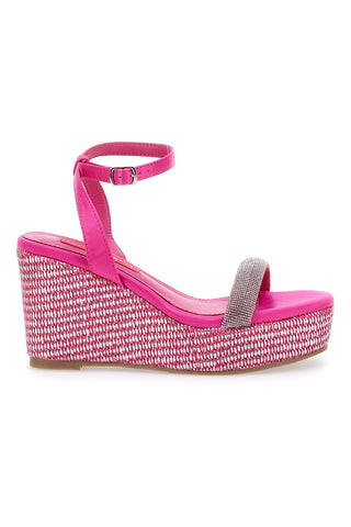 Sandali Fuxia s trakom in 10 cm visoko peto Bettyflowers 1402