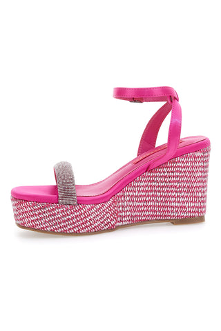Sandali Fuxia s trakom in 10 cm visoko peto Bettyflowers 1402