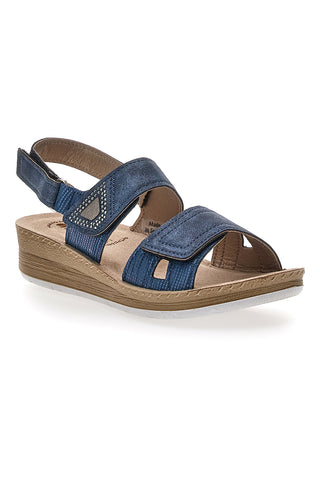 Sandali Slingback Navy Comfort Inblu 55 FC