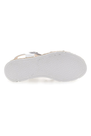 Bele sandale s platformo Mariella Burani 50632