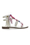 Bele sandale Schiava z zakovicami Me & Me 1532