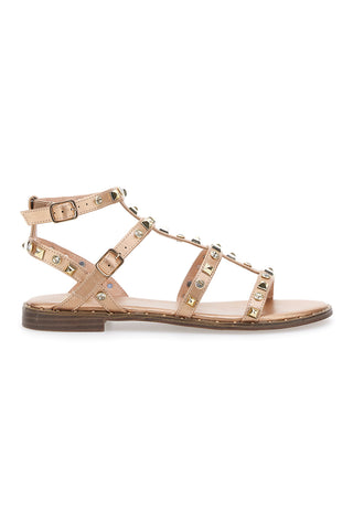 Sandali Flat Oro Rosa Con Borchie Me & Me 1537