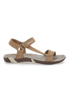 Bež sandali z velcro zaponko Overland 5415