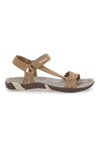 Bež sandali z velcro zaponko Overland 5415