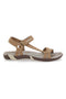 Bež sandali z velcro zaponko Overland 5415
