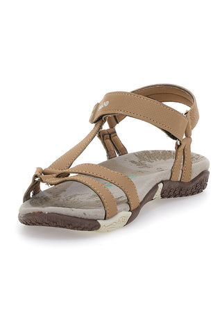 Bež sandali z velcro zaponko Overland 5415
