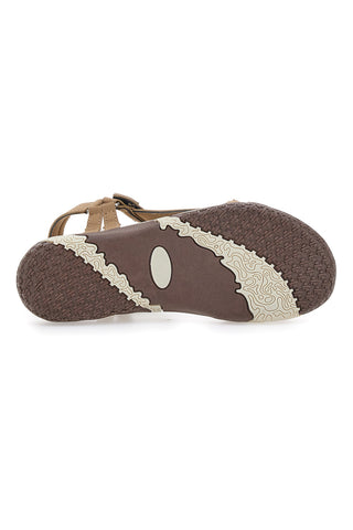 Bež sandali z velcro zaponko Overland 5415