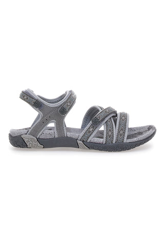 Sivi sandali z velcro trakovi Overland 22066