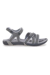 Sivi sandali z velcro trakovi Overland 22066