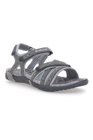 Sivi sandali z velcro trakovi Overland 22066