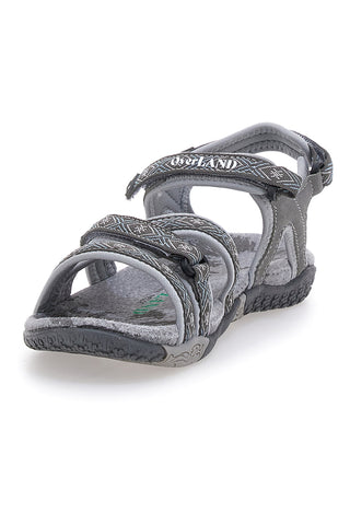 Sivi sandali z velcro trakovi Overland 22066