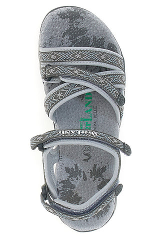 Sivi sandali z velcro trakovi Overland 22066