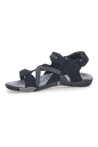 Športni sandali z velcro zaponko, črni Overland 22326