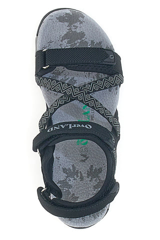 Športni sandali z velcro zaponko, črni Overland 22326