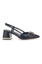Črne čevlje Slingback Laura Biagiotti 8604
