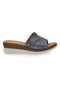Modre natikače s platformo Linea Comoda 6526