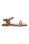 Sandali Cognac z zapletom The First 92119
