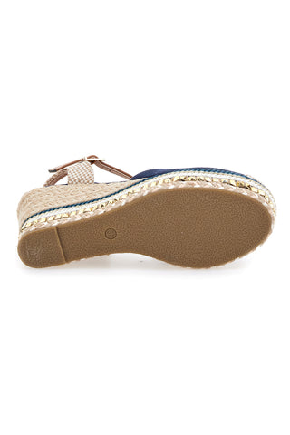 Modre espadrile s klobučkom in zaponko Pittarello Sun 322290