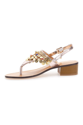 Zlati sandali Gioiello Laura Biagiotti 8509