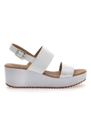 Bele sandale Platform Cafè Cost 3612