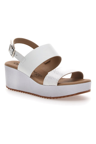 Bele sandale Platform Cafè Cost 3612
