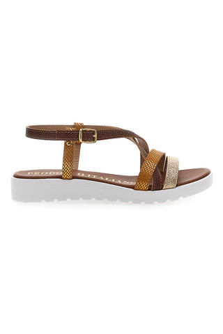 Rjave sandale Made in Italy Mio Tempo 8864