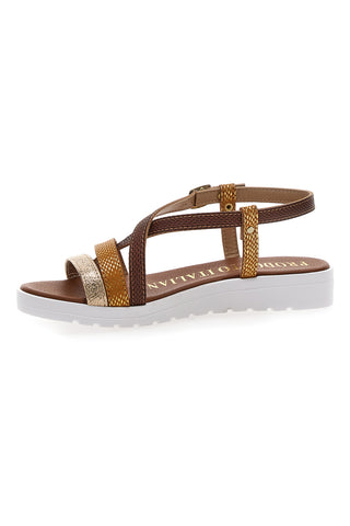 Rjave sandale Made in Italy Mio Tempo 8864
