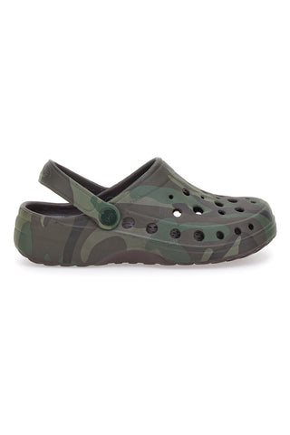 Gumijasti copati Clogs Camouflage Woz 9