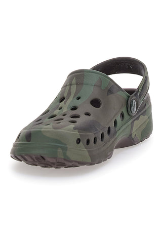 Gumijasti copati Clogs Camouflage Woz 9