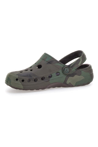 Gumijasti copati Clogs Camouflage Woz 9